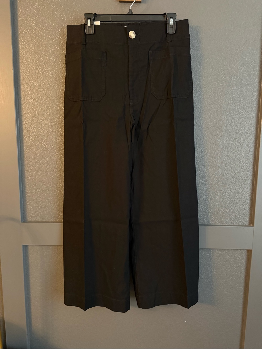 MAEVE • NWT the Colette high rise wide leg crop pants Size 32 magic fabric - Picture 3 of 12